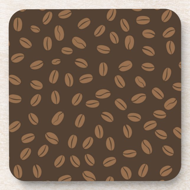 Coffee pattern beverage coaster (Front)