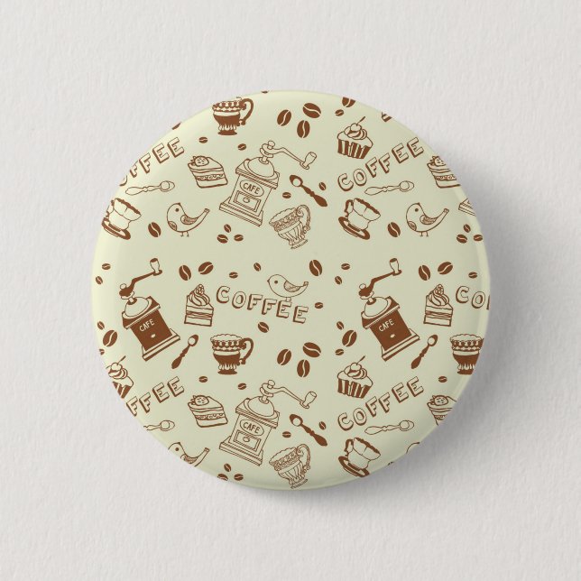 Coffee pattern button (Front)