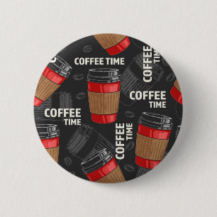 Coffee pattern button
