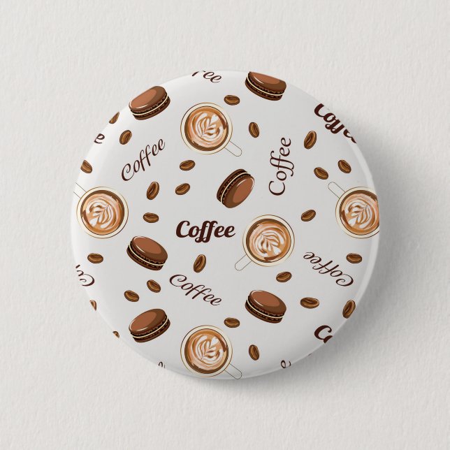 Coffee pattern button (Front)