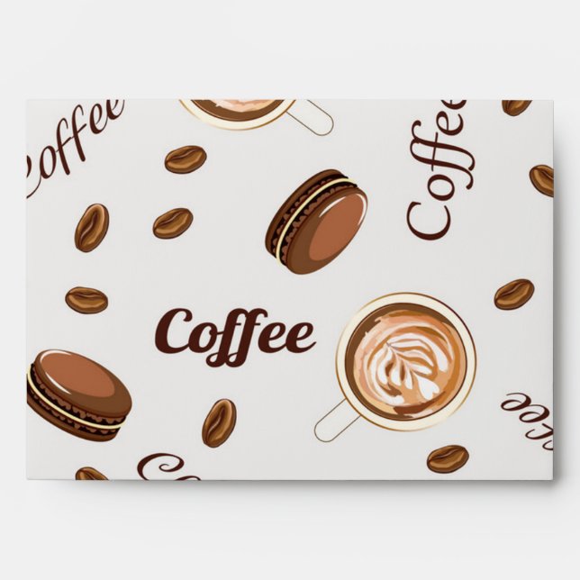 Coffee pattern envelope (Front)