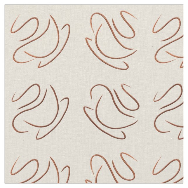 coffee pattern fabric (Close Up)