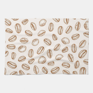 Coffee pattern kitchen towel