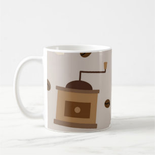 Coffee pattern mug