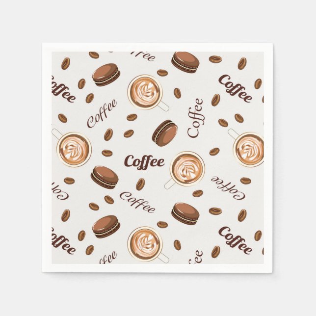 Coffee pattern napkins (Front)