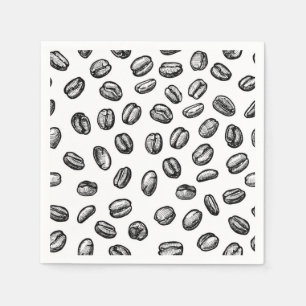 Coffee pattern napkins