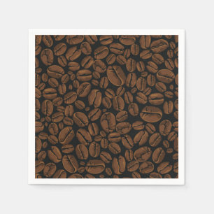 Coffee pattern napkins