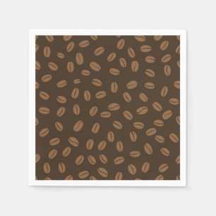 Coffee pattern napkins
