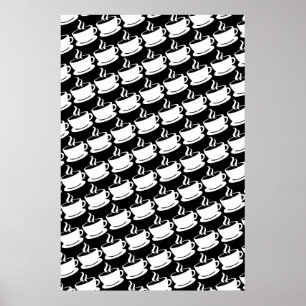 Coffee Pattern Poster