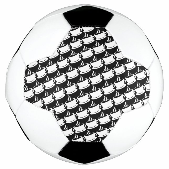 Coffee Pattern Soccer Ball (Front)