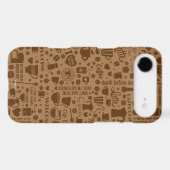 Coffee Pattern Square Case-Mate Samsung Galaxy Case (Back (Horizontal))