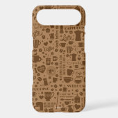 Coffee Pattern Square Case-Mate Samsung Galaxy Case (Back)