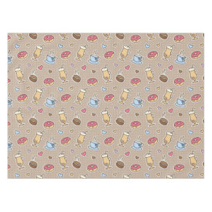 Coffee pattern tablecloth