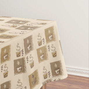 Coffee Pattern Tablecloth