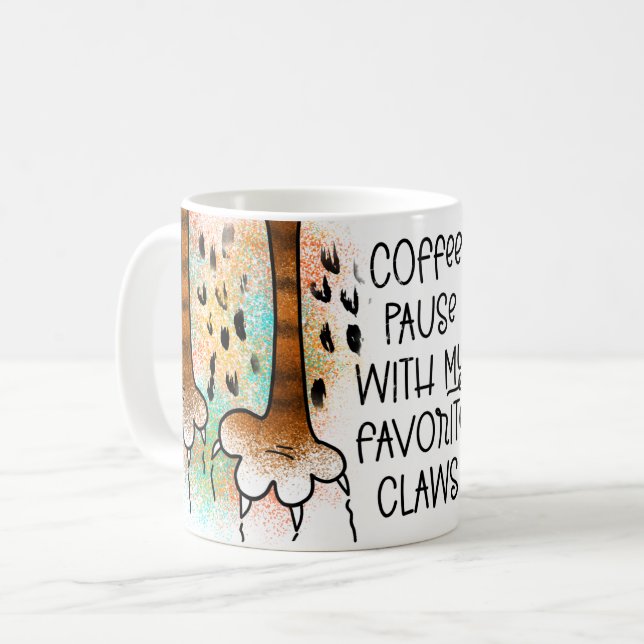 coffee pause with my favorite claws mug (Front Left)