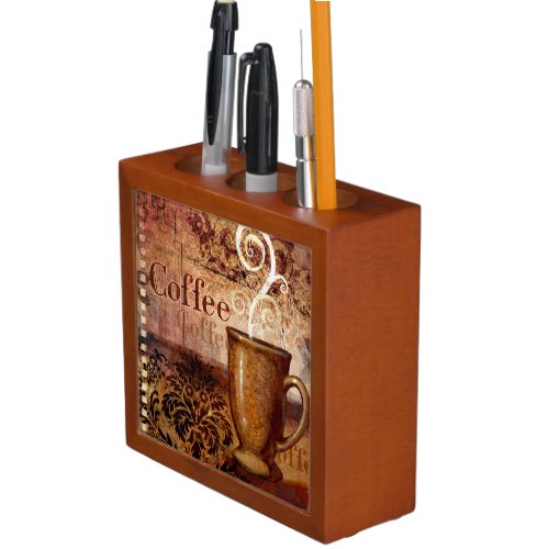 Coffee PencilPen Holder