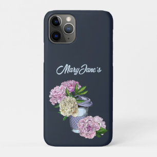Coffee & Peonies iPhone 11 Pro Case