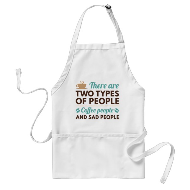 Coffee People Adult Apron (Front)