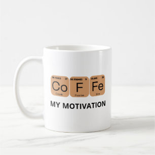 Coffee Periodic Table Element Mug