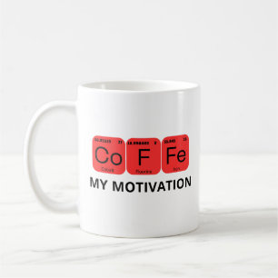 Coffee Periodic Table Element Mug