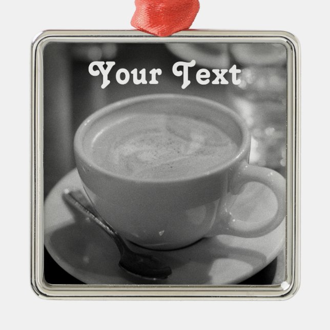 Coffee Personalized Ornament (Front)