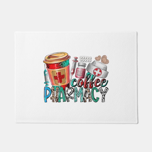 Coffee pharmacy doormat (Front)