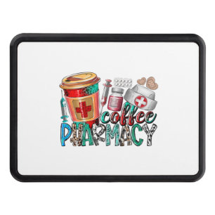 Coffee pharmacy hitch cover