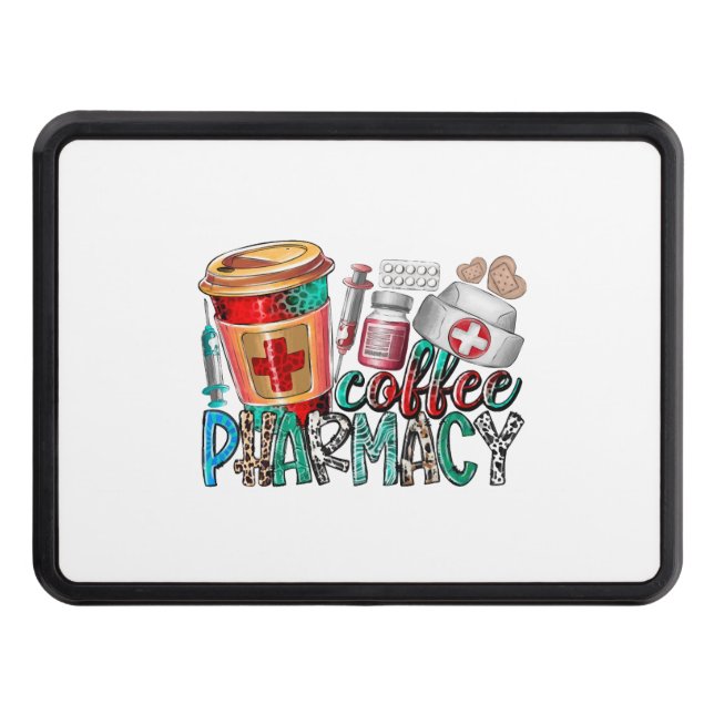 Coffee pharmacy hitch cover (Front)