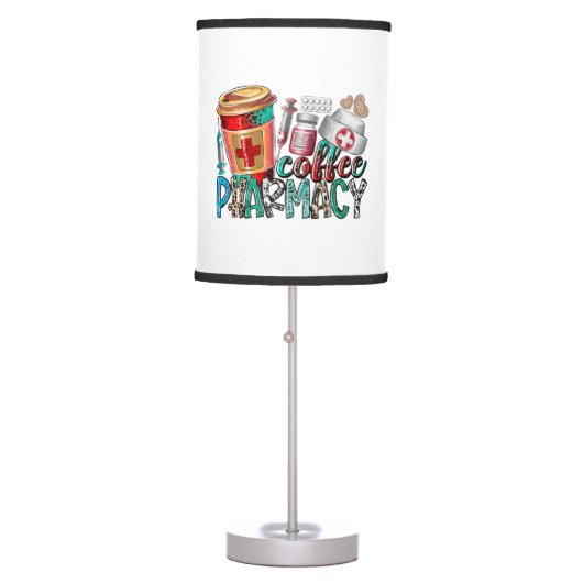 Coffee pharmacy table lamp (Front)
