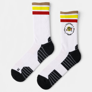 Coffee, Pickleball, Wine, Repeat Pickleball Addict Socks