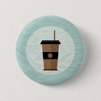 coffee pinback button