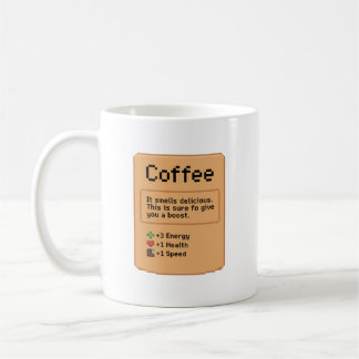 Coffee Pixel Art RPG Item Mug