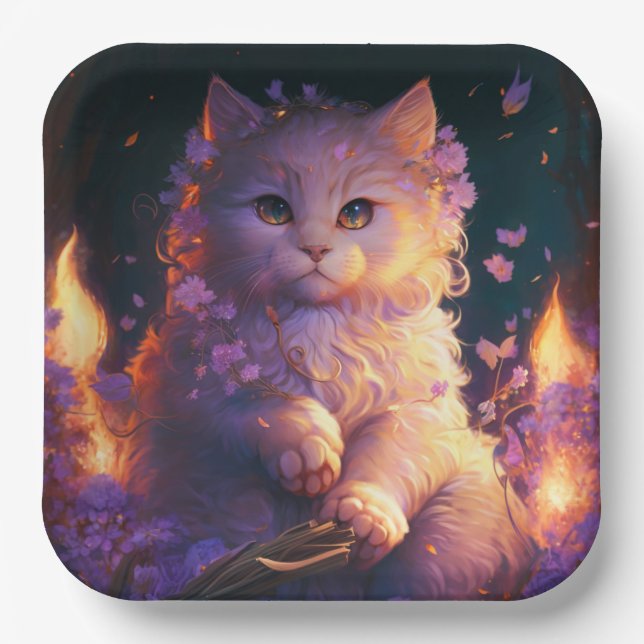 Coffee Plates Flower (Front)