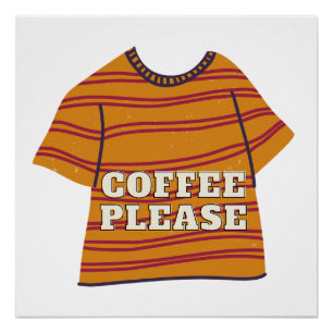 coffee please poster