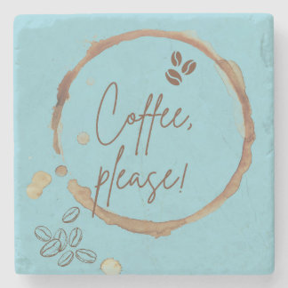 Coffee Please Stone Coaster