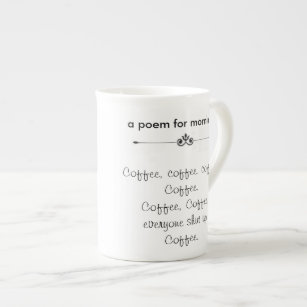 Coffee Poem Mug