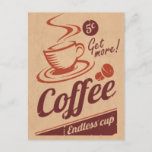 Coffee Postcard at Zazzle