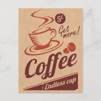 Coffee Postcard by CaptainScratch at Zazzle