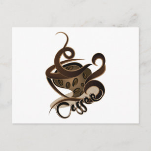 coffee postcard