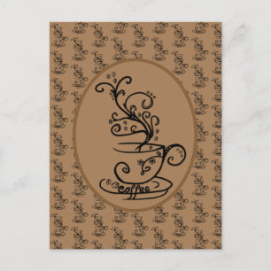 coffee postcard