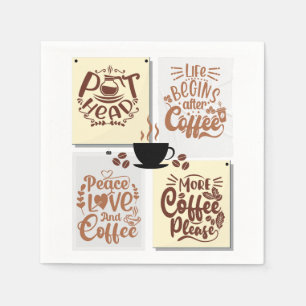 Coffee Posters Napkins