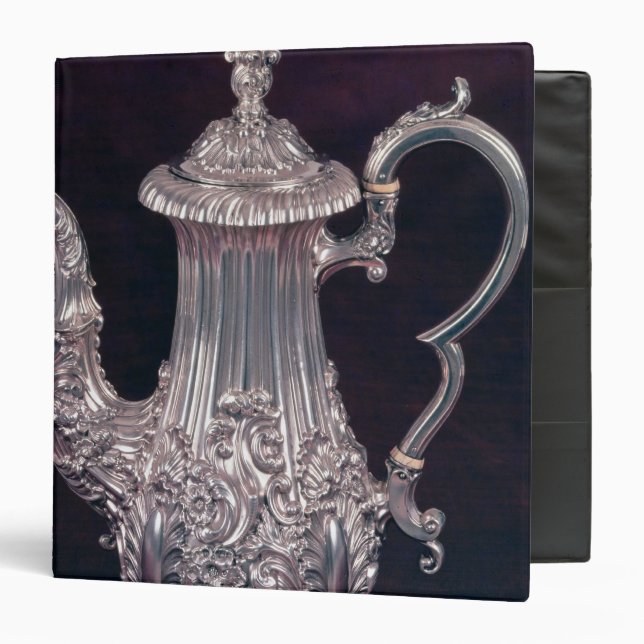Coffee-pot by John Watson, Sheffield, 1818 3 Ring Binder (Front/Inside)