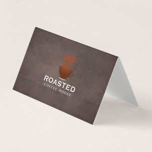 Coffee Pot Coffee Beans   Barista Business Card