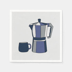 Coffee Pot Coffee Mug Party Napkins