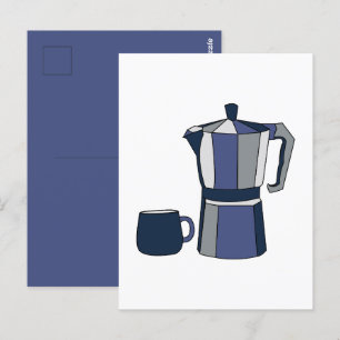 Coffee Pot Coffee Mug  Postcard