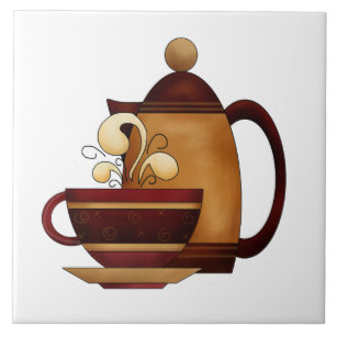 Traditional Tiles Aesthetic Coffee Mug by trajeado14