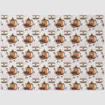Coffee Pot &amp; Cups Cute Pattern Decoupage  Tissue P Tissue Paper