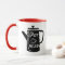 Coffee Pot Head - Coffee Funny Coffee Combo Mug