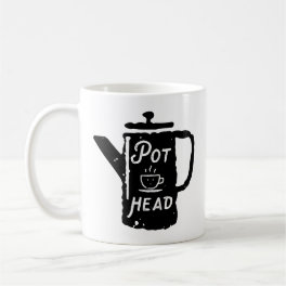 Coffee Pot Head - Coffee Funny Coffee Combo Mug