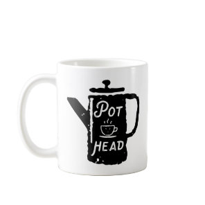 Coffee Pot Head - Coffee Funny Coffee Combo Mug